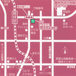 群馬県館林市坂本直美バレエスタジオ　地図